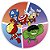 Painel Redondo - Vingadores Cute - Sublimado 3D - Imagem 1