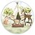 Painel Redondo - Animais Bosque - Sublimado 3D - Imagem 1
