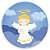 Painel Redondo - Anjo - Sublimado 3D - Imagem 1