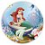 Painel Redondo - Ariel Pequena Sereia - Sublimado 3D - Imagem 1