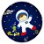 Painel Redondo - Astronauta - Sublimado 3D - Imagem 1