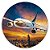 Painel Redondo - Aviao - Sublimado 3D - Imagem 1