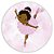 Painel Redondo - Bailarina - Sublimado 3D - Imagem 1