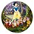 Painel Redondo - Branca de Neve - Sublimado 3D - Imagem 1