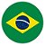 Painel Redondo - Brasil - Sublimado 3D - Imagem 1