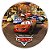 Painel Redondo - Carros - Sublimado 3D - Imagem 1