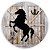 Painel Redondo - Cavalo - Sublimado 3D - Imagem 1