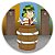 Painel Redondo - Chaves - Sublimado 3D - Imagem 1