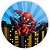 Painel Redondo - Homem Aranha - Sublimado 3D - Imagem 1