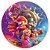 Painel Redondo - Super Mario Bros - Sublimado 3D - Imagem 1