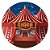 Painel Redondo - Circo - Sublimado 3D - Imagem 1
