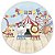 Painel Redondo - Circo Animais - Sublimado 3D - Imagem 1