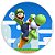 Painel Redondo - Super Mario - Luigi - Sublimado 3D - Imagem 1