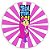 Painel Redondo - Teen Titans - Sublimado 3D - Imagem 1