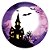 Painel Redondo - Dia das Bruxas Halloween - Sublimado 3D - Imagem 1