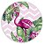 Painel Redondo - Flamingo - Sublimado 3D - Imagem 1