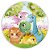 Painel Redondo - Dinossauro Cute - Sublimado 3D - Imagem 1