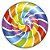 Painel Redondo - Doces - Sublimado 3D - Imagem 1