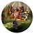 Painel Redondo - Crash bandicoot  - Sublimado 3D - Imagem 1