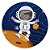 Painel Redondo - Astronauta - Sublimado 3D - Imagem 1