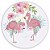 Painel Redondo - Flamingo - Sublimado 3D - Imagem 1