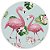 Painel Redondo - Flamingo - Sublimado 3D - Imagem 1