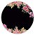Painel Redondo - Floral - Sublimado 3D - Imagem 1