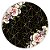 Painel Redondo - Floral Geometrico - Sublimado 3D - Imagem 1