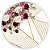 Painel Redondo - Floral Geometrico - Sublimado 3D - Imagem 1