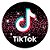 Painel Redondo - TikTok - Sublimado 3D - Imagem 1