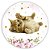 Painel Redondo - Gato - Sublimado 3D - Imagem 1
