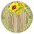 Painel Redondo - Girassol - Sublimado 3D - Imagem 1