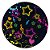 Mini Painel - Estrelas Neon Grunge - Sublimado 3D - Imagem 1