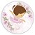 Painel Redondo - Bailarina Cute - Sublimado 3D - Imagem 1