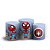 Trio Cilindro - Homem Aranha Cute - Sublimado 3D + Elástico - Imagem 1