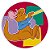 Painel Redondo - Ursinho Pooh Guru - Sublimado 3D - Imagem 1