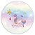 Painel Redondo - Unicornio  - Sublimado 3D - Imagem 1