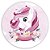 Painel Redondo - Unicornio  - Sublimado 3D - Imagem 1