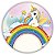 Painel Redondo - Unicornio  - Sublimado 3D - Imagem 1