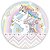 Painel Redondo - Unicornio  - Sublimado 3D - Imagem 1