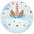 Painel Redondo - Unicornio  - Sublimado 3D - Imagem 1