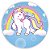 Painel Redondo - Unicornio - Sublimado 3D - Imagem 1