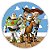 Painel Redondo - Toy Story - Sublimado 3D - Imagem 1