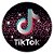 Painel Redondo - TikTok  - Sublimado 3D - Imagem 1