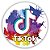 Painel Redondo - TikTok  - Sublimado 3D - Imagem 1