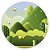 Painel Redondo - Super Mario Fundo - Sublimado 3D - Imagem 1