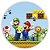 Painel Redondo - Super Mario - Sublimado 3D - Imagem 1