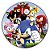 Painel Redondo - Sonic  - Sublimado 3D - Imagem 1