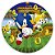 Painel Redondo - Sonic - Sublimado 3D - Imagem 1