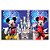 Painel Retangular - Mickey e Minnie Vermelha - Sublimado 3D - Imagem 1